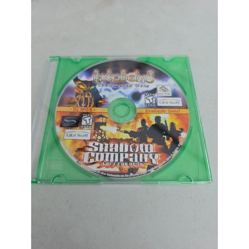 Shadow Company Left for Dead & Seven Kingdoms The Fryhtan Wars.   DEMO DISC ONLY